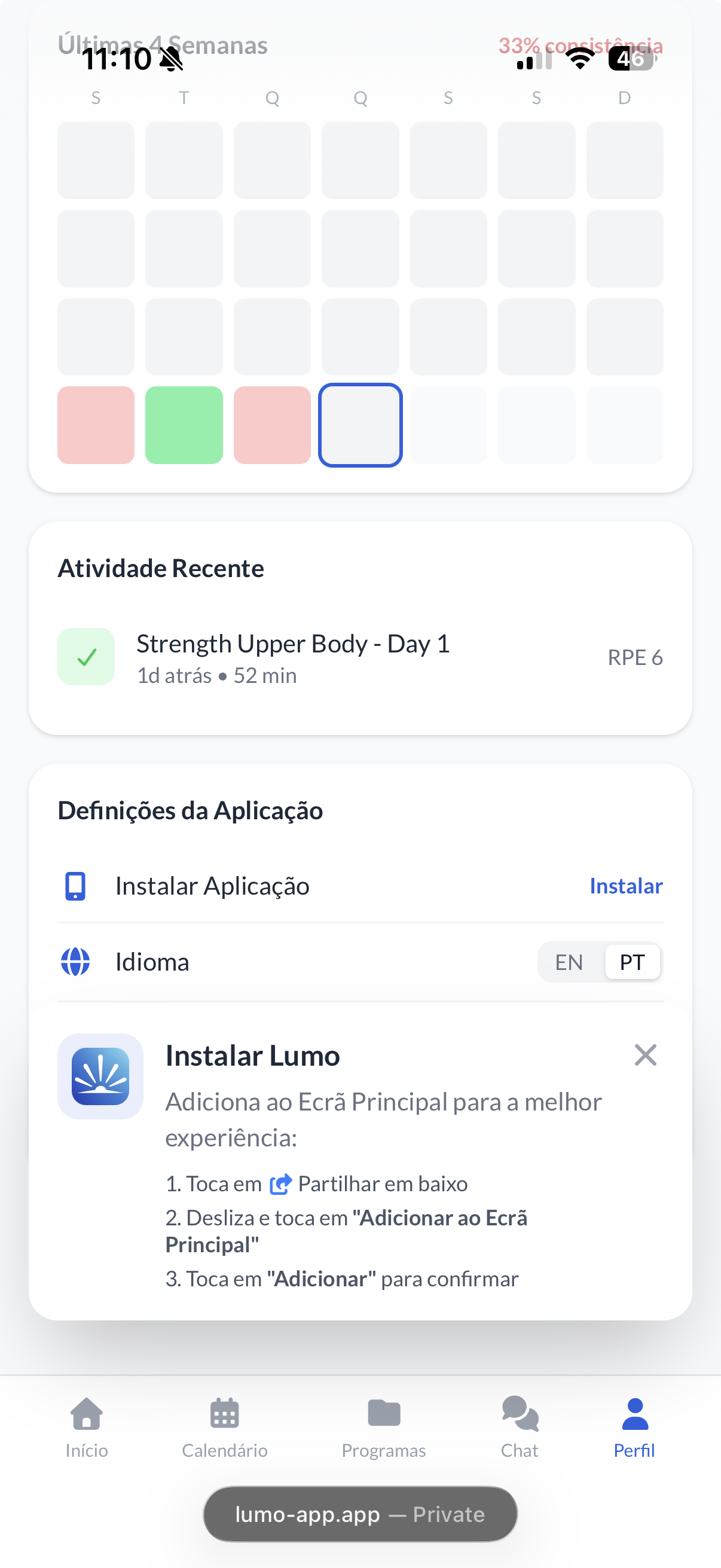 Adicionar ao Ecr&atilde; Inicial iOS
